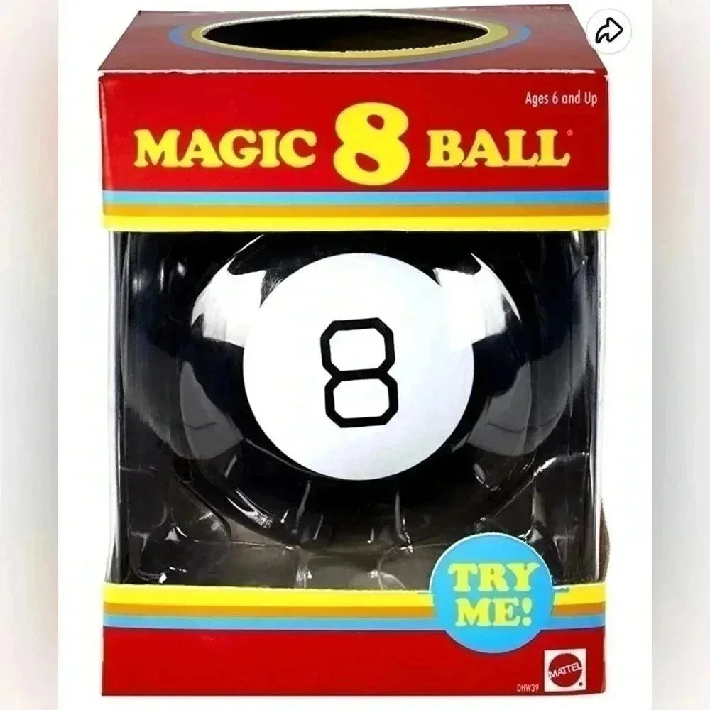 Magic 8 Ball 🎱 RETRO Kids toy NWT